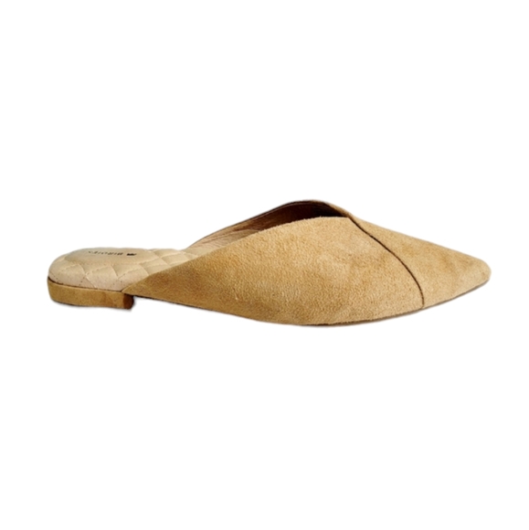 Birdies The Swan Mules in Golden Oak Suede Size 9 - Picture 6 of 15